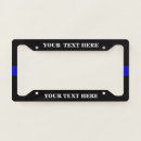 Search for thin blue line plates Police
