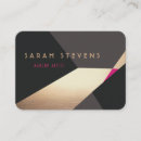 Search for art deco business cards salon