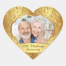 Search for 50th anniversary wedding stickers Heart
