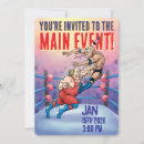 Search for wrestling invitations Party