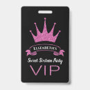 Search for birthday party badges Pink