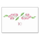 Search for cherry blossom wedding table cards Watercolor