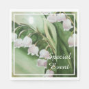Search for lily of the valley napkins Garden party