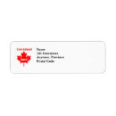 Search for canada return address labels Canuck