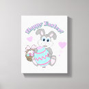 Search for vintage easter bunny canvas prints Cute