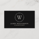 Search for black and silver business cards Simple