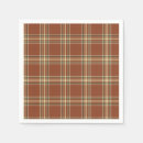 Search for brown plaid napkins Tartan