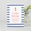 Search for lighthouse wedding invitations Watercolor