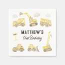 Search for tractor napkins Boy birthday