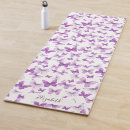 Search for monogram yoga mats Modern minimalist script typography