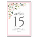 Search for bridal shower table cards Chic