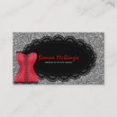 Search for lingerie business cards glitter