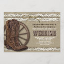 Search for burlap and lace wedding invitations rustic
