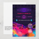 Search for glow in the dark dance invitations Black light