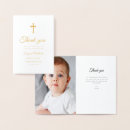 Search for cross thank you cards Gold foil