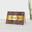 Search for purple and gold thank you cards Fancy