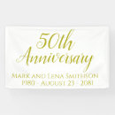 Search for anniversary banners Golden