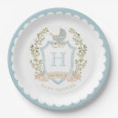 Search for monogram paper plates Crest
