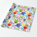 Search for robot wrapping paper Cute