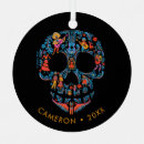 Search for sugar skull ornaments Mexico