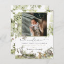 Search for woodland birth announcement cards Photo collage