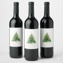 Search for christmas wine labels Pine tree