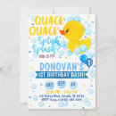 Search for rubber ducky invitations Duckie