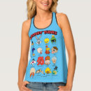 Search for bugs all over print womens tank tops looney tunes