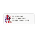 Search for superhero return address labels Spidey