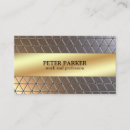 Search for futuristic business cards Gold