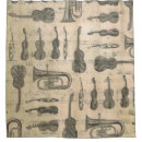 Search for music shower curtains Treble clef
