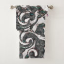 Search for black and white abstract bath towels Gray
