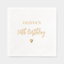 Search for 30th birthday napkins White