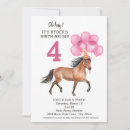 Search for pony party invitations Pink