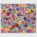 Search for pansy wrapping paper Flower