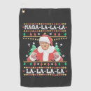 Search for christmas golf towels Santa claus