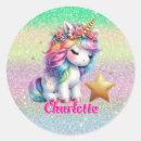 Search for magical unicorn glitter stickers Girl