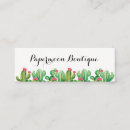Search for cactus business cards Succulents