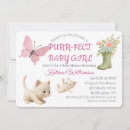 Search for kitten baby shower invitations Cat