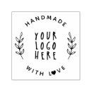 Search for brand stamps Handmade with love