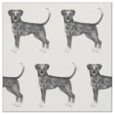 Search for boxer dog fabric Illustration