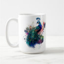 Search for peacock mugs Watercolor