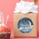 Search for cloud baby shower stickers White