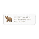 Search for animal return address labels rustic