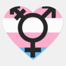 Search for pride trans heart stickers Love is love