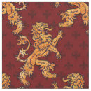 Search for lion fabric Red