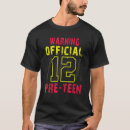 Search for 12th birthday tshirts Official