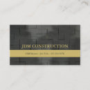 Search for concrete construction business cards Masculine