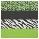 Search for green animal print fabric Zebra stripes