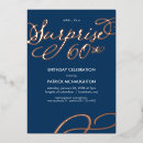 Search for 60th birthday invitations Navy blue